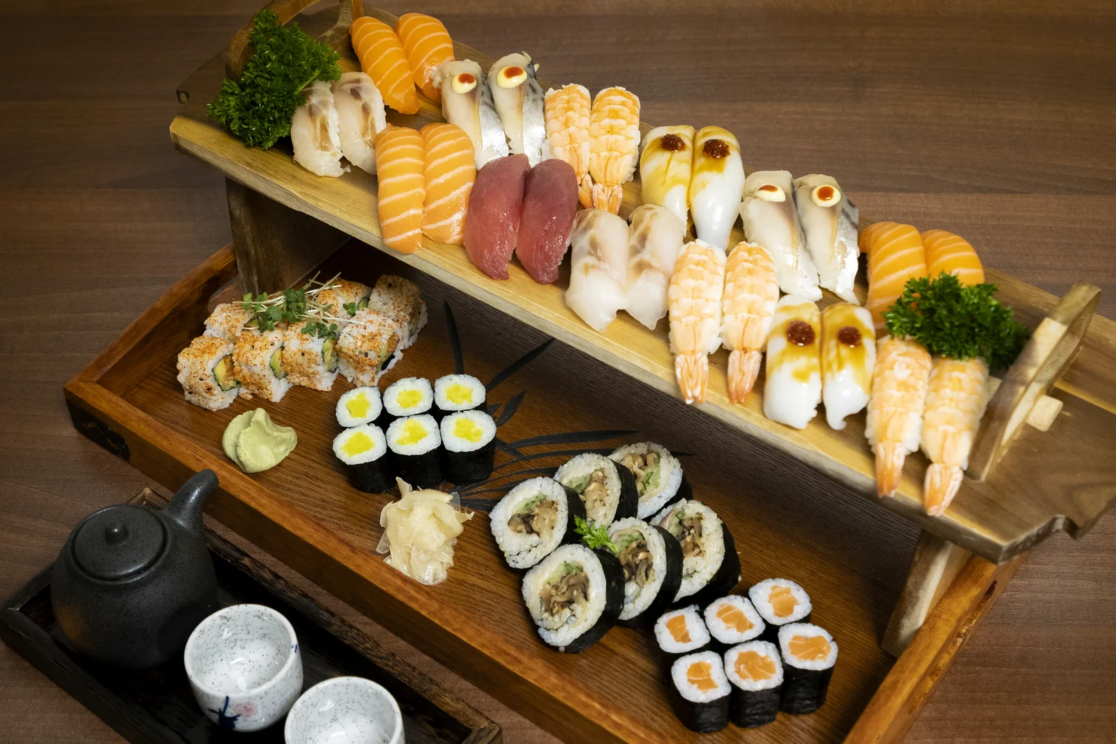 Sushi platter photographed for Hondo Sushi